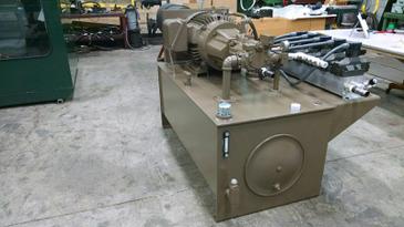 Power Unit with Pressure Compensated Pump and 120 Gallon Tank - Includes Plate with Solenoid Valve