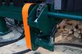 Drop Saw Trimmer Infeed Transfer is designed with 6” Tube with 81X Chain with Roller Lug Attachments running on High Side UHMW Chain Guides with Optional Hydraulic or Electric Drive.